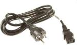 Power cord (Flint Gray) – 2-wire, 18 AWG, 1.8m (6.0ft) long – Has straight (F) C7 receptacle (for 220V in Europe, Asia Pacific, Germany, Spain, France, Netherlands, Switzerland, Italy, and Portugal)