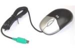 HP USB and PS/2 optical scrolling mouse – 2 button mouse with a scrolling wheel between the two buttons