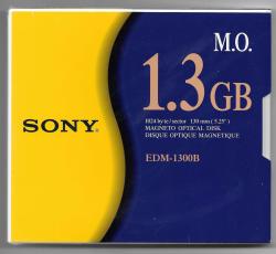 Edm1300b Sony 525 Inch Iso 13gb R-w Magneto Optical Disk