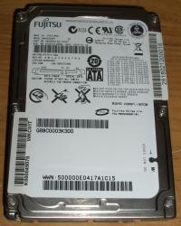 Fujitsu Mhx2300bt 300gb 4200rpm 8mb Buffer Sata 7-pin 25inch Notebook Hard Disk Drive